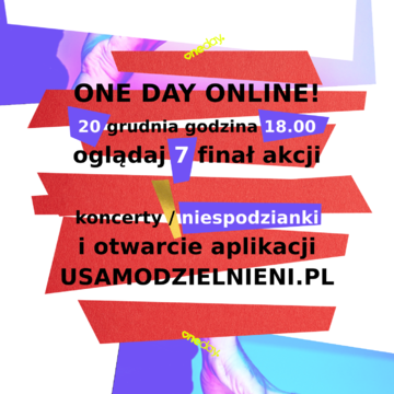 ONE DAY ONLINE ! 