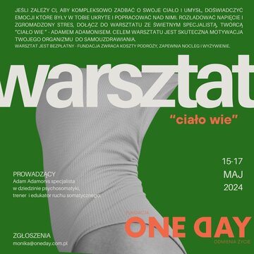 REKRUTACJA NA WARSZTATY CIAŁO WIE 